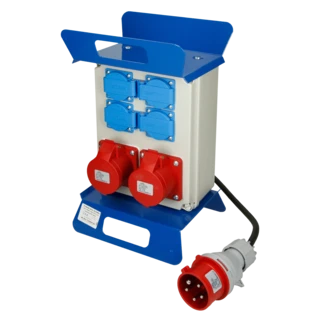 CEE mobiele verdeler voor F/B/PL met aardingstift