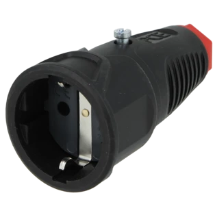 Taurus safety connector made of solid rubber 16A 250V~