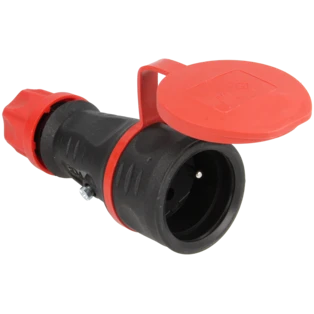 PCE Top Taurus safety coupling rubber lid, polyamide insert, IP44, UTE