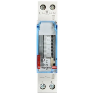MicroRex QW11 analogue weekly time switch, 1-channel