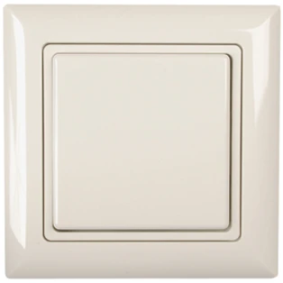 Wireless pushbotton pure white matt with rocker and double rocker