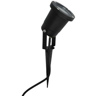 Tuinverlichting met bodemspies zwart