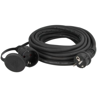 Schuko-type extension cable 10 m with lid