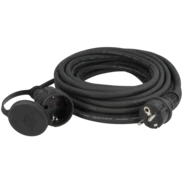 Schuko-type extension cable 10 m with lid