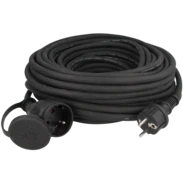 Schuko-type extension cable 25 m with lid