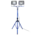 Double LED floodlight with tripod 5,100 lm