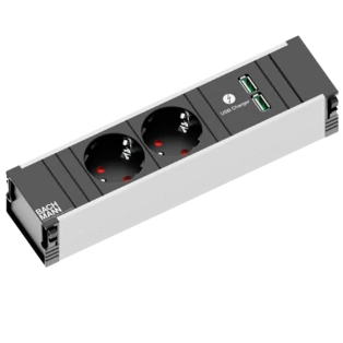 CONI Steckdoseneinheit 2x Schuko 1x USB 