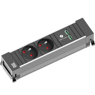 Bloc multiprise POWER FRAME 2xUTE 1x chargeur USB