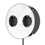 Power strip TWIST 2 x Schuko white