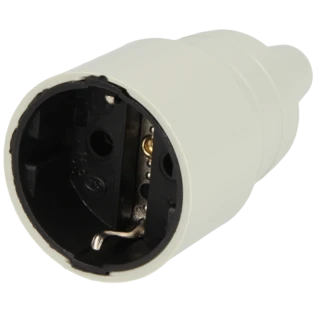 Earthing contact coupling grey