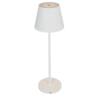 Wireless, rechargeable LED table luminaire with CRI 97