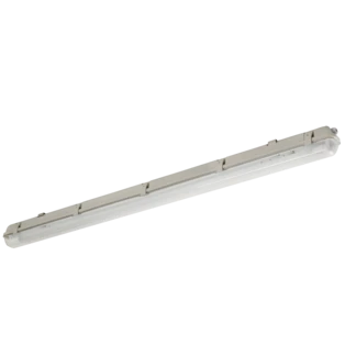 Moisture-proof luminaire with LED tube 120 cm