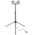 Double heavy-duty floodlight with tripod