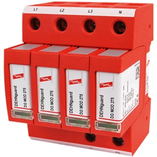 Surge arrester type 2 FM for TN-S systems