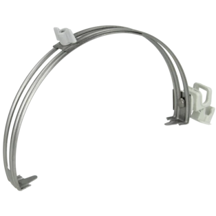 Roof conductor holder adjustable StSt with DEHNsnap K-grey