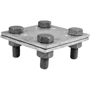 Cross unit St/tZn for fl 30-40/30-40mm without intermediate plate