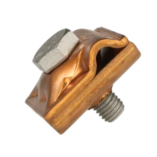 MV clamp Cu for pipe &Oslash; 8mm with hexagon screw