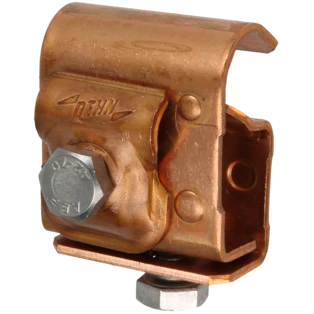 Morsetto per grondaia Cu ribordatura 16- 22 mm cavalotto di fissaggio 6-10mm