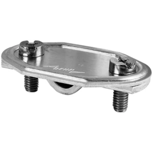 Number plate without number Al for pipe &Oslash; 7-10 mm Fl 30 mm