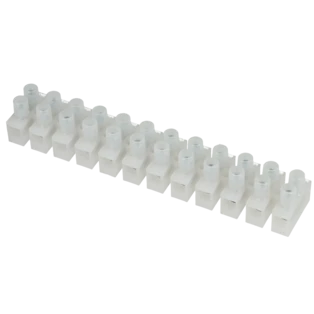 Terminal strips 12-pole natural max. cross-section 10 mm&sup2;