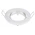 Mounting ring for recessed spotlights pearl silver