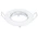 Mounting ring for recessed spotlights white