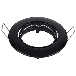Mounting ring for recessed spotlights black