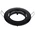 Mounting ring for recessed spotlights black