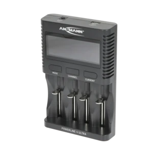Battery charger for NiMH batteries and li-ion cells with USB charging function