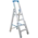 Stufen-Stehleiter mit ausziehbaren Holmen 