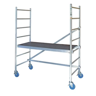 Mobile aluminium assembly scaffold