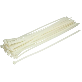 Kabelbinder transparent 12,5 x 500 mm schwer entflammbar