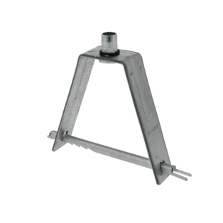 Beam clip with stud bolt M6 x 9 mm for thickness 20 - 28 mm