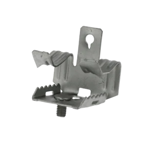 Morsetto con perno filettato M6 x 9 mm per spessori 14 - 20 mm