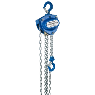 Palan manuel &agrave; 1 chaine jusqu'&agrave; 500 kg 