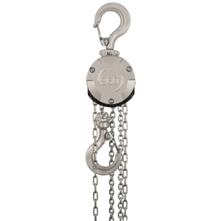 Mini bozzello in alluminio 1 caduta fino a 500 kg