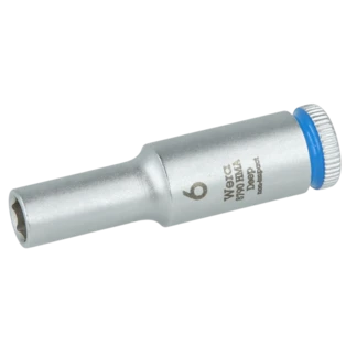 Socket with 1/4" drive size 6