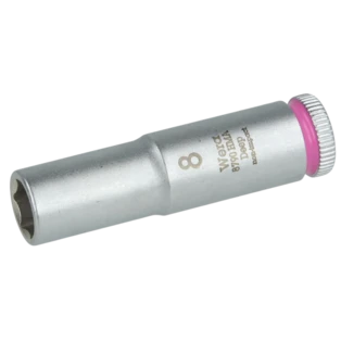 Douille longue avec entra&icirc;nement 1/4'' taille 8