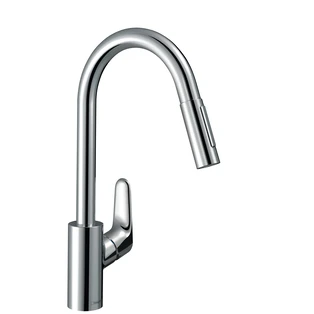 Miscelatore lavello Focus con docetta estraibile cromata