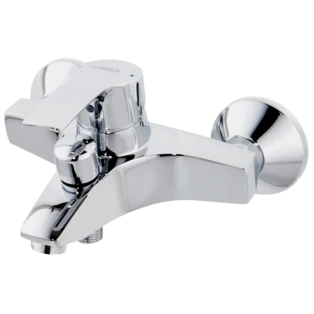 Single-lever bath tap
