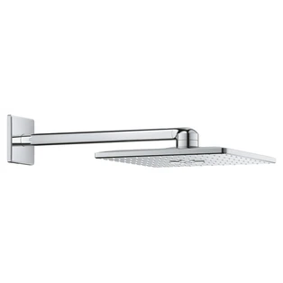 Set douche de t&ecirc;te Rainshower bras de douche chrom&eacute; carr&eacute; SmartActive Cube
