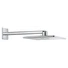 Head shower set Rainshower shower arm chrome square SmartActive Cube