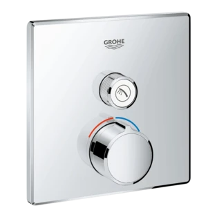 Thermostatic mixer with 1 shut-off valve SmartControl