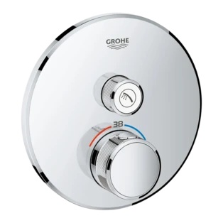 Grohtherm SmartControl Thermostaat met 1 afsluiter rond