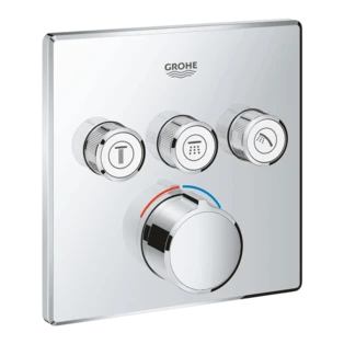 Thermostatic mixer with 3 shut-off valves SmartControl