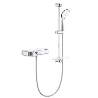 Grotherm SmartControl thermostatic shower mixer with shower set