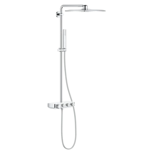 Shower system Euphoria SmartControl 310 Cube Duo moon white