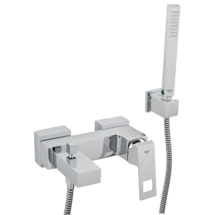 Eurocube mitigeur de bain monocommand&eacute; avec douchette