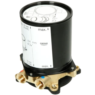 Platine support pour mitigeurs et becs hors sol