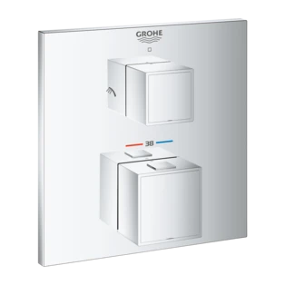 Miscelatore doccia termostatico con invertitore a 2 vie